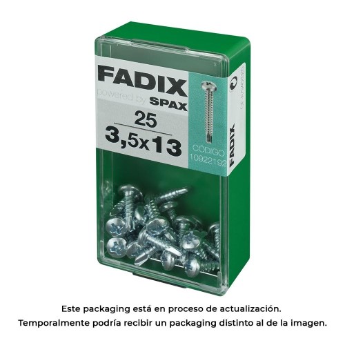 Tornillo Rosca Chapa Autoperforante 3.5x13mm 25 Unidades FADIX