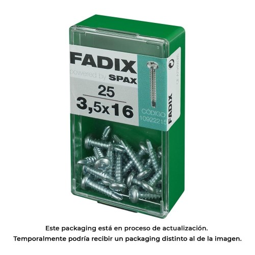 Tornillo Autoperforante Rosca Chapa 3.5x16mm Caja25Unidades FADIX