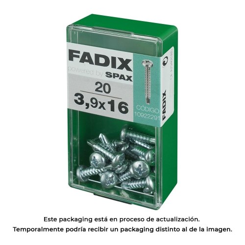 Tornillo Rosca Chapa Acero 3.9x16mm Caja 20 Unidades FADIX