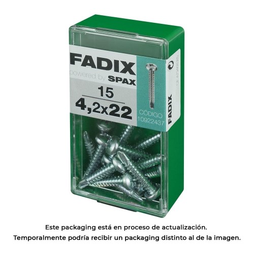 Tornillo Acero Autoperforante 4.2x22mm 15 Unidades FADIX
