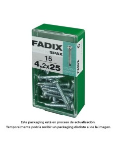 Tornillo Rosca Chapa Autoperforante 4.2x25mm Caja 15 Unidades FADIX