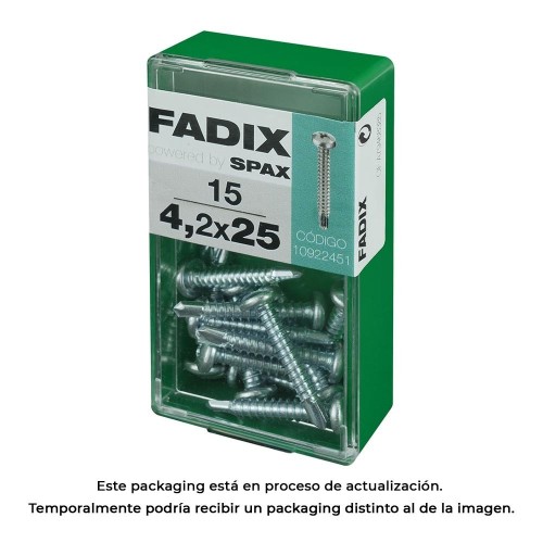 Tornillo Rosca Chapa Autoperforante 4.2x25mm Caja 15 Unidades FADIX