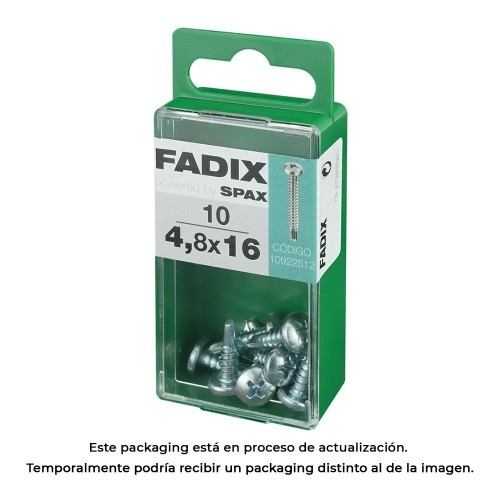 Tornillo Rosca Chapa Acero Autoperforante 4.8x16mm 10 Unidades FADIX Tornillo Rosca Chapa Acero Autoperforante 4.8x16mm 10 Unidades FADIX