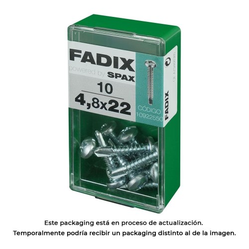 Tornillo Rosca Chapa Autotaladrante 4.8x22mm Caja 10 Unidades FADIX