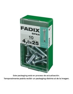 Tornillo Autoperforante Acero 4.8x25mm Caja 10 Unidades FADIX