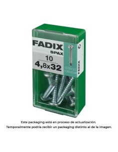 Tornillo Rosca Chapa Autoperforante 4.8x32mm 10Unidades FADIX
