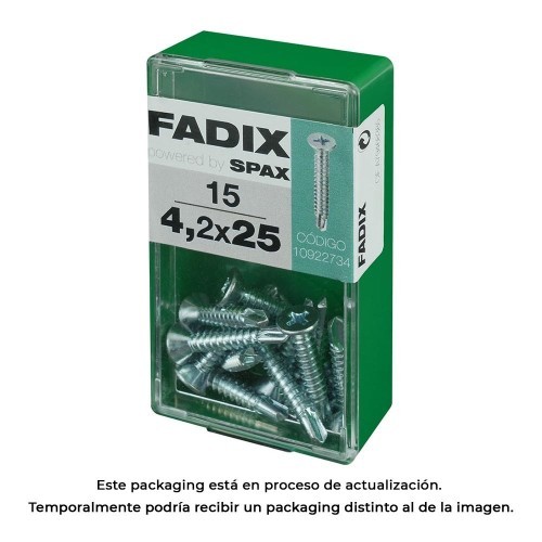 Tornillo Rosca Chapa Autoperforante Zincado 4.2x25mm Caja 15 Unidades FADIX Tornillo Rosca Chapa Autoperforante Zincado 4.2x25mm Caja 15 Unidades FADIX