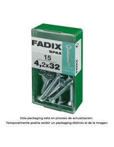 Tornillo Autoperforante Acero Zincado 4.2x32mm Caja 15 Unidades FADIX
