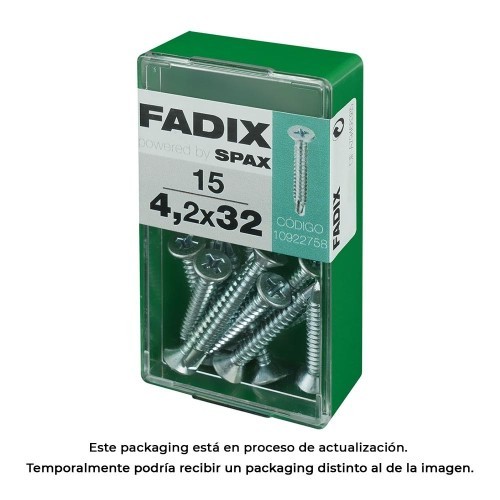 Tornillo Autoperforante Acero Zincado 4.2x32mm Caja 15 Unidades FADIX