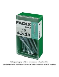 Tornillo Autoperforante Acero Zincado 4.2x38mm 10Unidades FADIX