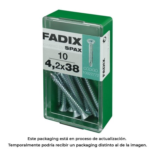 Tornillo Autoperforante Acero Zincado 4.2x38mm 10Unidades FADIX