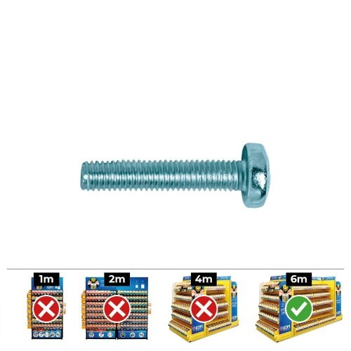 Tornillo Métrico Acero Zincado 5x15mm 250 Unidades CELO