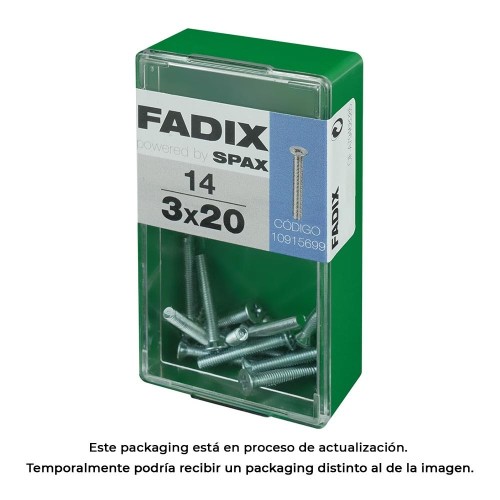 Tornillo Acero M3x20mm 14 Unidades FADIX