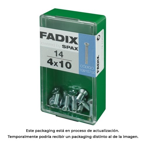 Tornillo Métrico Acero 4x10mm Caja 14 Unidades FADIX Tornillo Métrico Acero 4x10mm Caja 14 Unidades FADIX