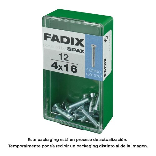 Tornillo Métrico Acero 4x16mm Caja 12 Unidades FADIX