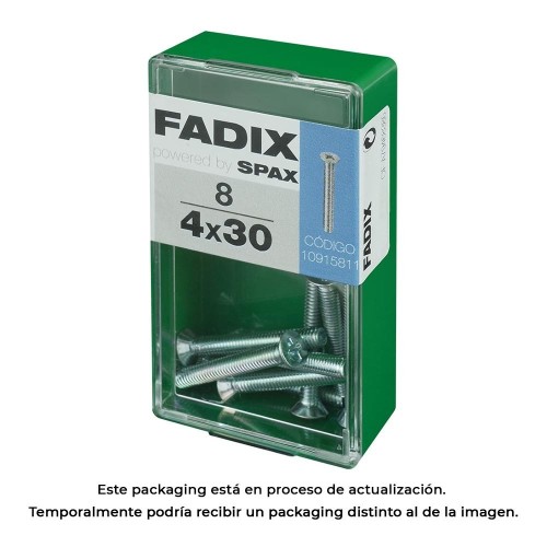 Tornillo Métrico Acero 4x30mm 8 Unidades FADIX