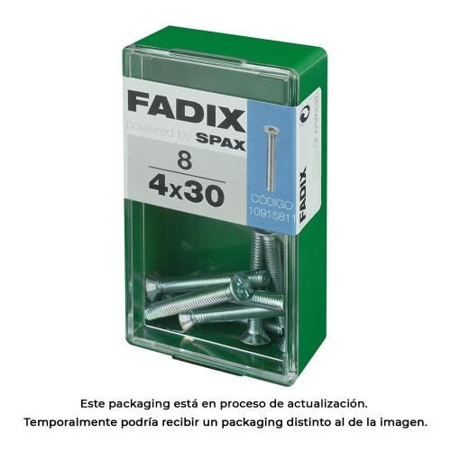 Tornillo Métrico Acero 4x30mm 8 Unidades FADIX Tornillo Métrico Acero 4x30mm 8 Unidades FADIX