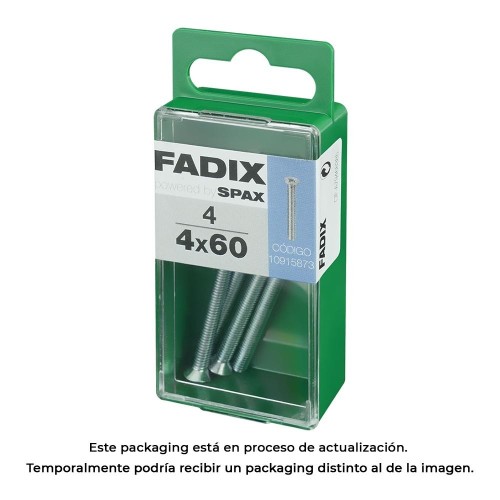 Tornillo Métrico Acero 4x60mm Caja 4 Unidades FADIX