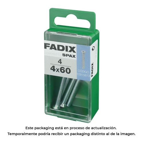 Tornillo Métrico Acero 4x60mm Caja 4 Unidades FADIX Tornillo Métrico Acero 4x60mm Caja 4 Unidades FADIX