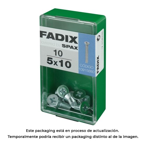 Tornillo Acero 5x10mm 10 Unidades FADIX