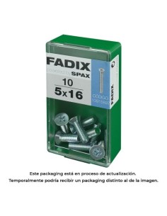Tornillo Acero 5x16mm 10 Unidades FADIX