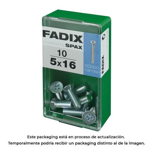 Tornillo Acero 5x16mm 10 Unidades FADIX
