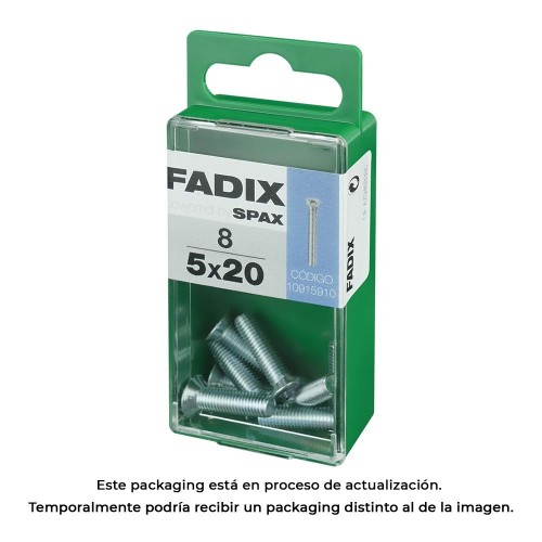Tornillo Acero 5x20mm 8 Unidades FADIX