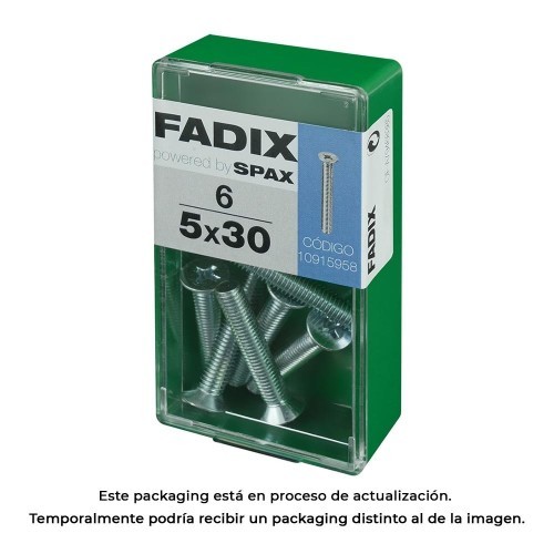 Tornillo Métrico Acero 5x30mm 6 Unidades FADIX Tornillo Métrico Acero 5x30mm 6 Unidades FADIX