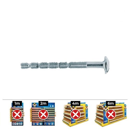 Tornillo Tirador Acero Ø4x45mm Niquelado 250Unidades CELO