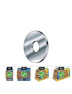 Arandela Carrocero Acero Zincado 5mm 500 Unidades CELO