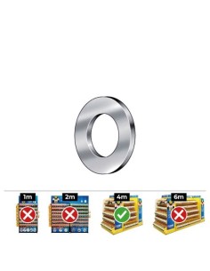 Arandela Lisa Acero Zincado 4mm 1000 Unidades CELO