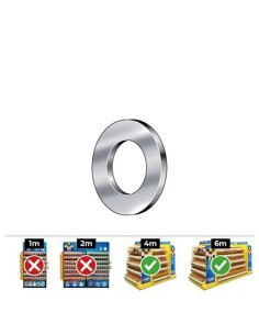 Arandela Lisa Zincada 10mm 250 Unidades CELO