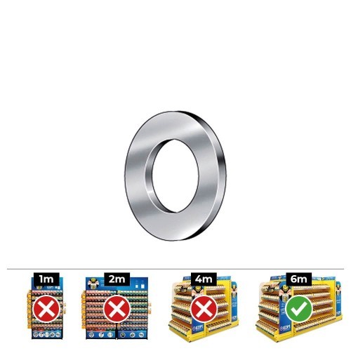 Arandela Lisa Acero Zincado 12mm Caja 250 Unidades CELO