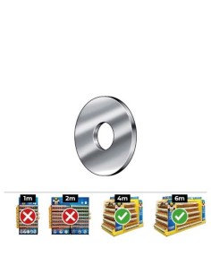 Arandela Carrocero Acero Zincado 10mm DIN9021 100 Unidades CELO