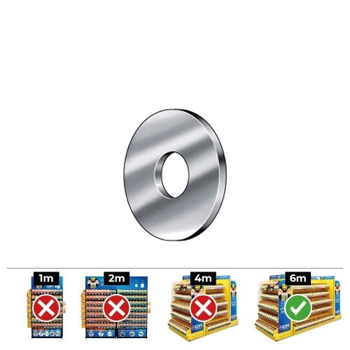 Arandela Carrocero Acero Zincado 12mm Caja 100 Unidades CELO