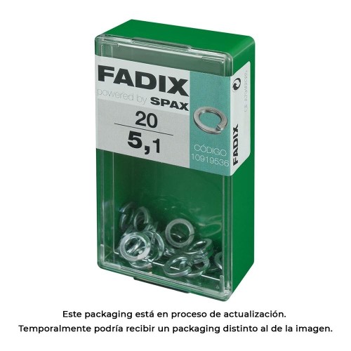 Arandela Presión 5.1mm Caja 20 Unidades FADIX