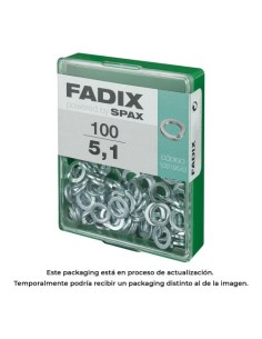 Arandela Presión Acero 5.1mm Caja 100 Unidades FADIX