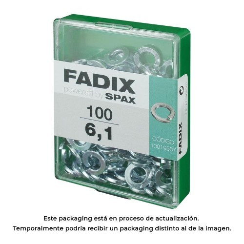 Arandela De Presión Acero 6.1mm Caja 100 Unidades FADIX Arandela De Presión Acero 6.1mm Caja 100 Unidades FADIX