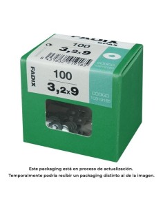 Arandela Plana Ancha Acero Cincado 3.2x9mm 100 Unidades FADIX