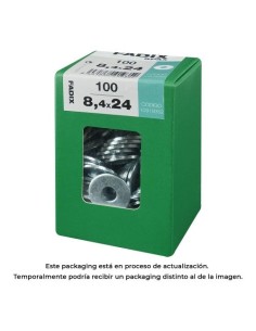 Arandela Plana Ancha Cinc 8.4x24mm 100 Unidades FADIX