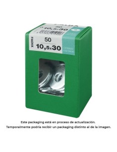 Arandela Plana Ancha Cinc 10.5x30mm Caja 50 Unidades FADIX