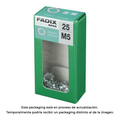 Arandela Dentada M5 Caja 25 Unidades FADIX
