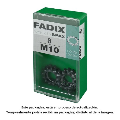 Arandela Dentada M10 Caja 8 Unidades FADIX