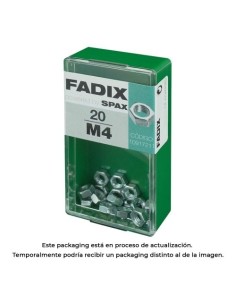 Tuerca Cinc M4 Caja 20 Unidades FADIX