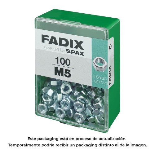 Tuerca Cinc M5 Caja 100 Unidades FADIX Tuerca Cinc M5 Caja 100 Unidades FADIX