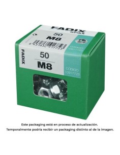 Tuerca Autonfreno Cinc M8 Caja 50 Unidades FADIX