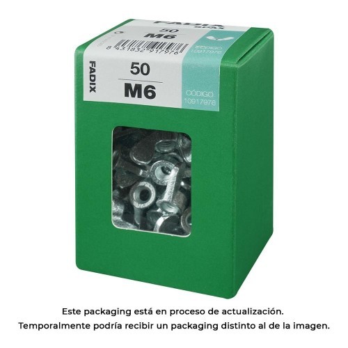Tuerca Mariposa Cinc M6 Caja 50 Unidades FADIX Tuerca Mariposa Cinc M6 Caja 50 Unidades FADIX