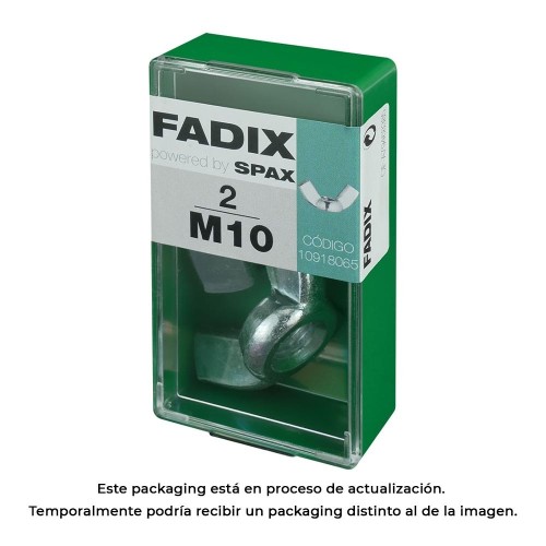 Tuerca Mariposa Acero Zincado M10 Caja 2 Unidades FADIX