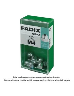 Tuerca Ciega Cinc M4 Caja 12 Unidades FADIX