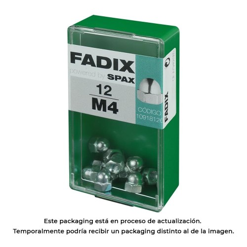 Tuerca Ciega Cinc M4 Caja 12 Unidades FADIX